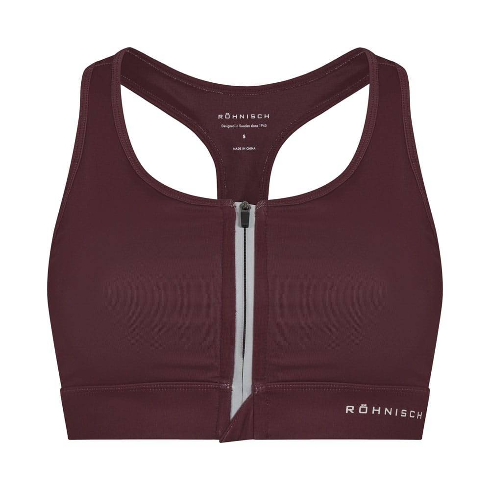 Röhnisch Essential Zip Sportsbra sport bh (dam) - Black, XS