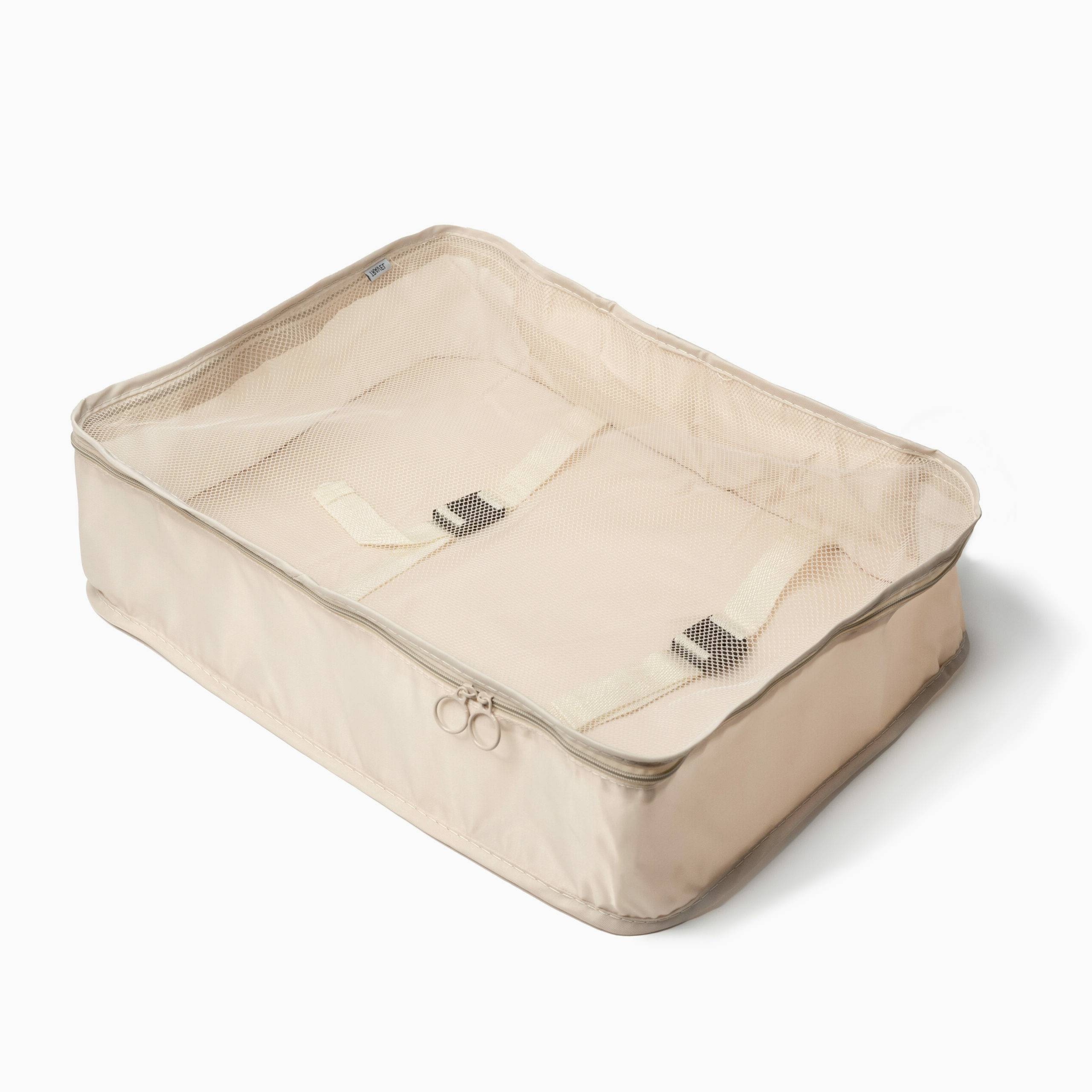 Letvægts-packing cubes Beige Rektangulær Tekstil 41cm x 31cm x 10cm - Beige - 41cm x 31cm x 10cm - Ellinor