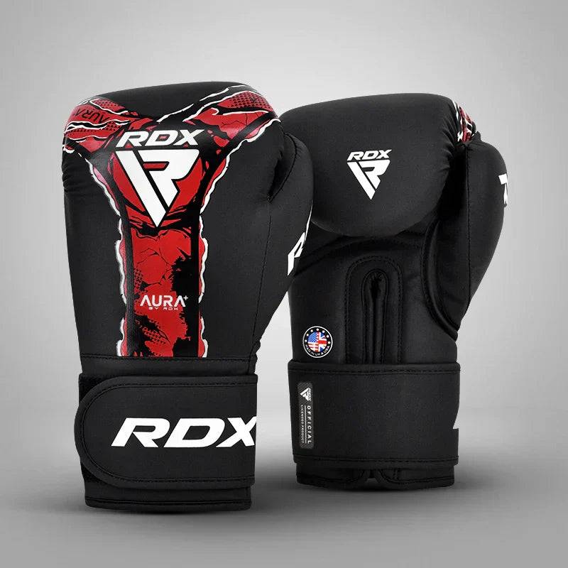 RDX Boxing Gloves Aura F-17 - RedBlack / 14oz