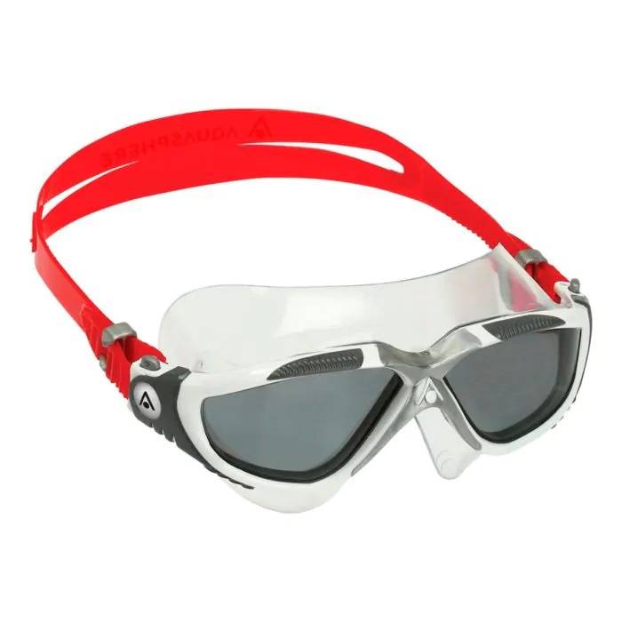 Aquasphere Vista Active - Unisex - (Røgfarvet/Grå/Rød)