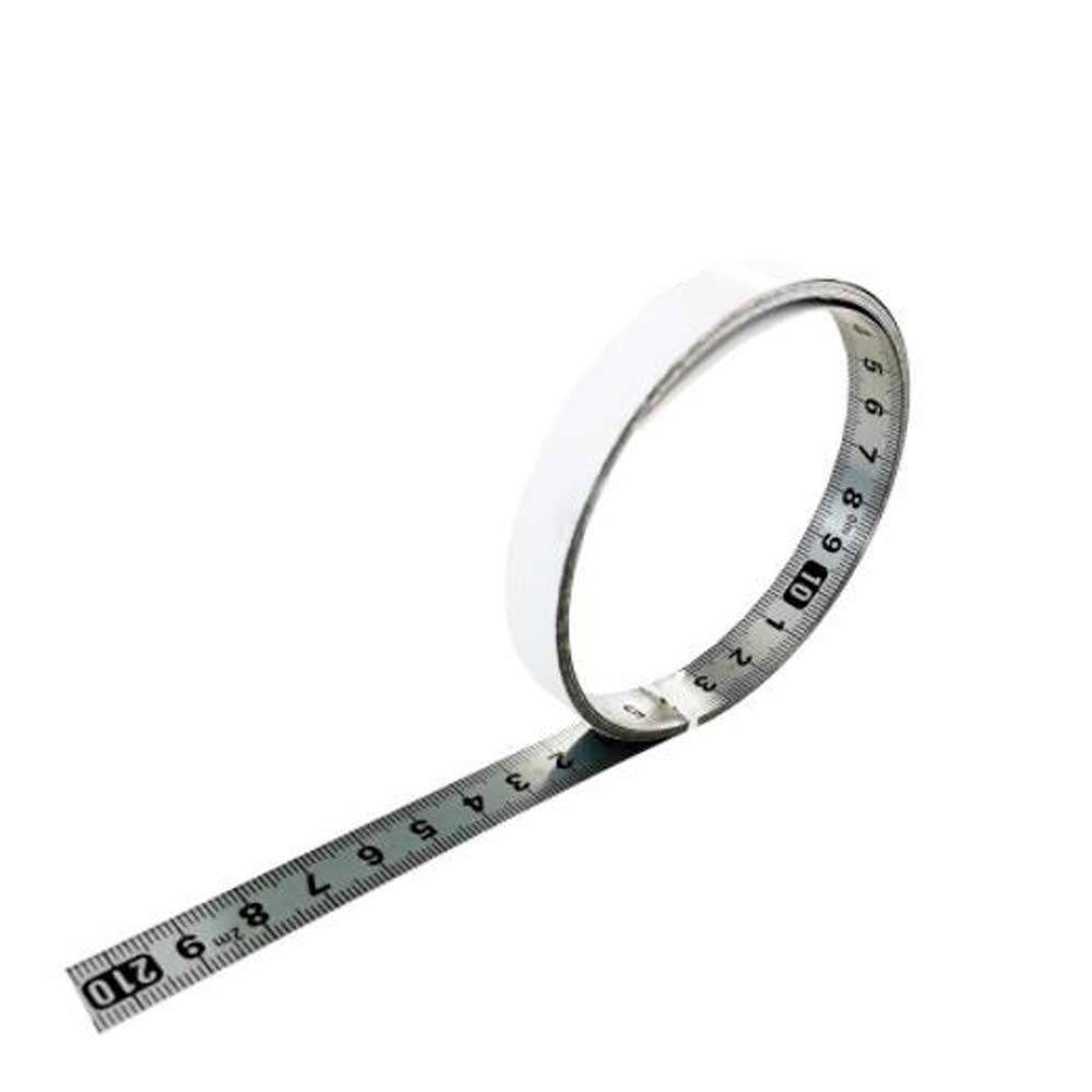 HJ Stainless Steel Tape Measuring Tape Ruler Long Measure Measure, Self-Adhesive Tool, (10m)