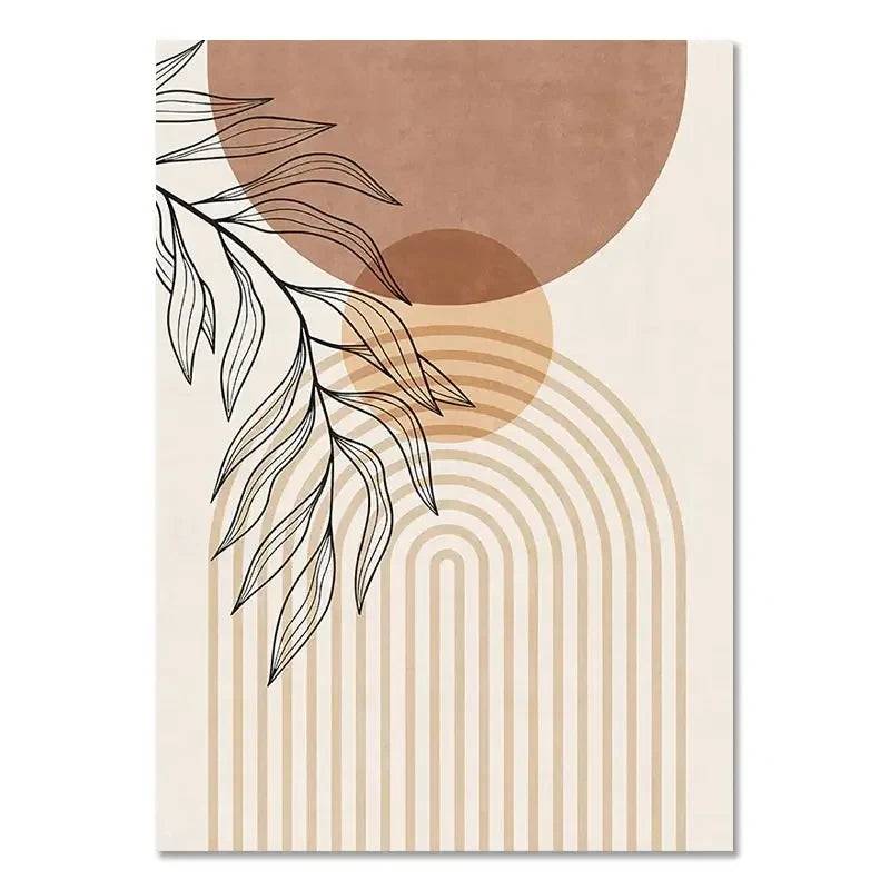 Poster med bohemisk minimalistisk konst - B / 30x40 cm