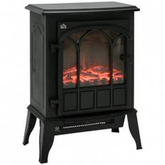 Elektrisk Kamin 1000/2000 W med Realistiska LED-Lågor 39 x 23 x 56,5 cm