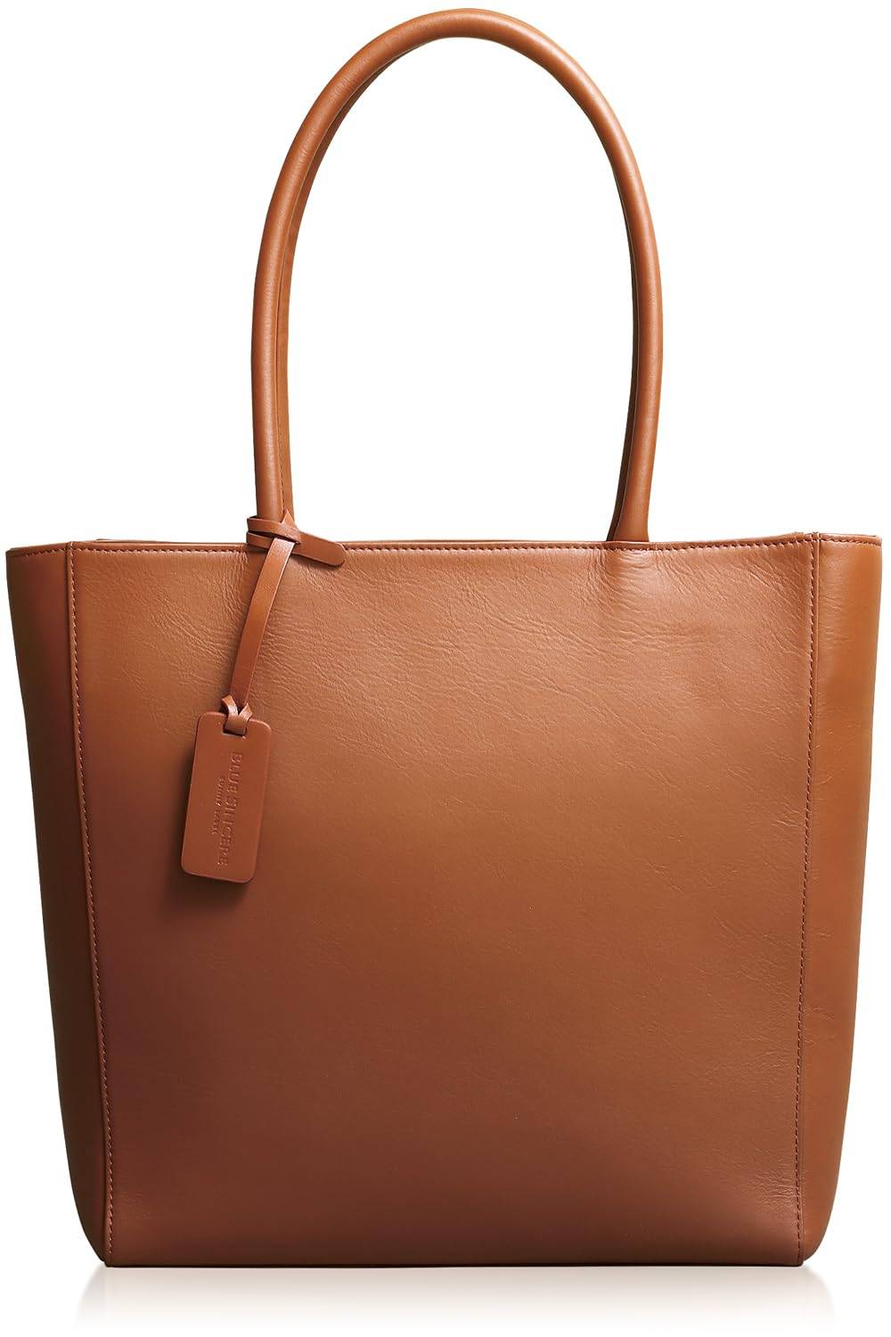 BLUE SINCERE Genuine Leather Tote Large Fits A4 5 Simple Design with Business Tote Bag RT6 Men's Bag, Freestanding, Capacity, Paper, 14-inch Laptop,