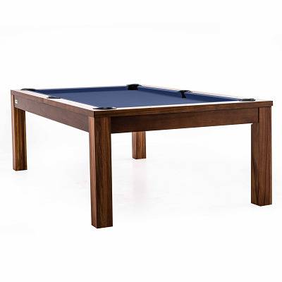 Stradivari Billardtisch "Ambiente II", Marine-Blue, Simonis 860, 7 ft (Spielfeld 198x99 cm)