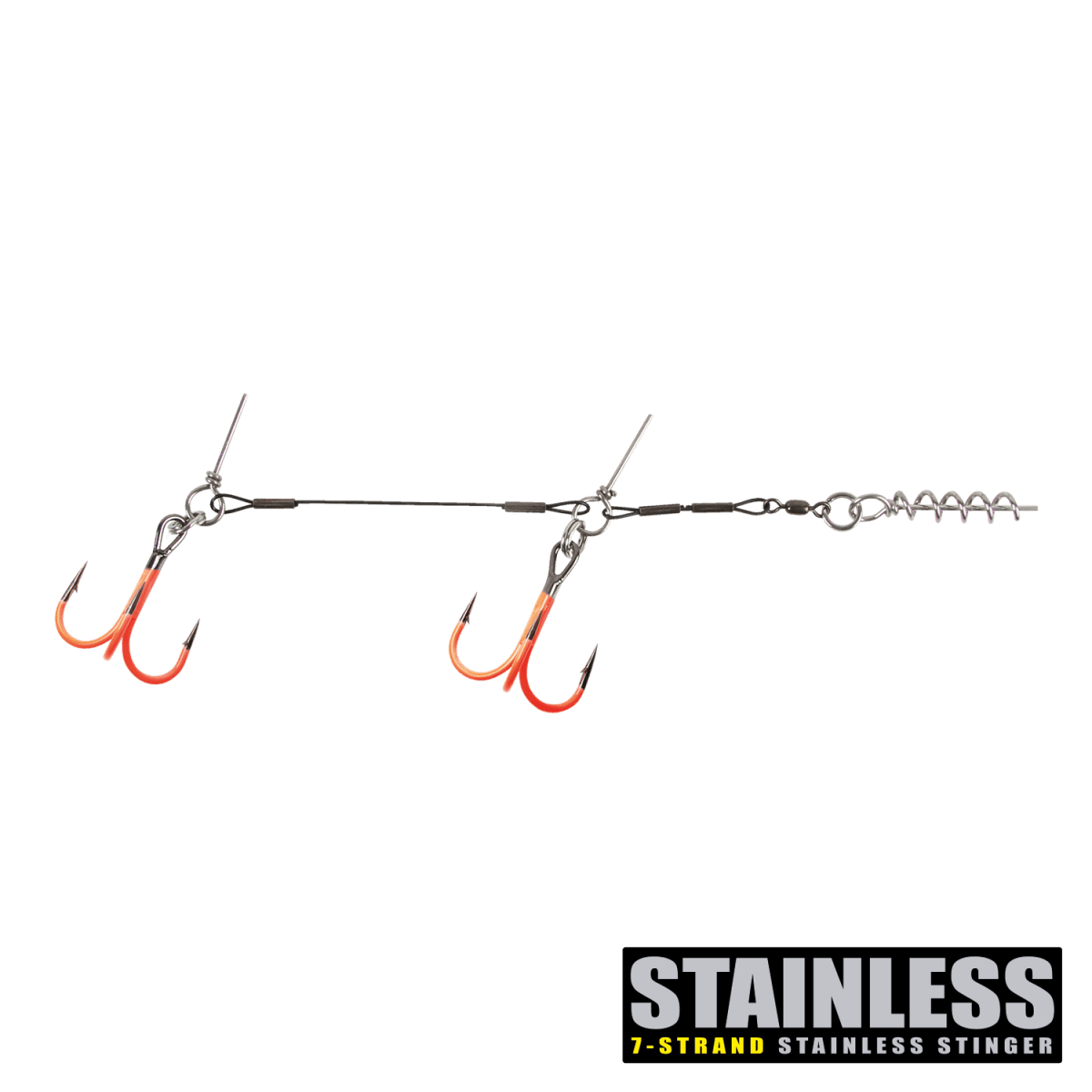 CWC PRO UV Orange Stinger, SS 60lb Junior Tandem