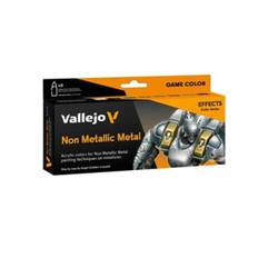 Vallejo Maling - Game Color: Non Metallic Metal Color Set 8 Colors - 18ml