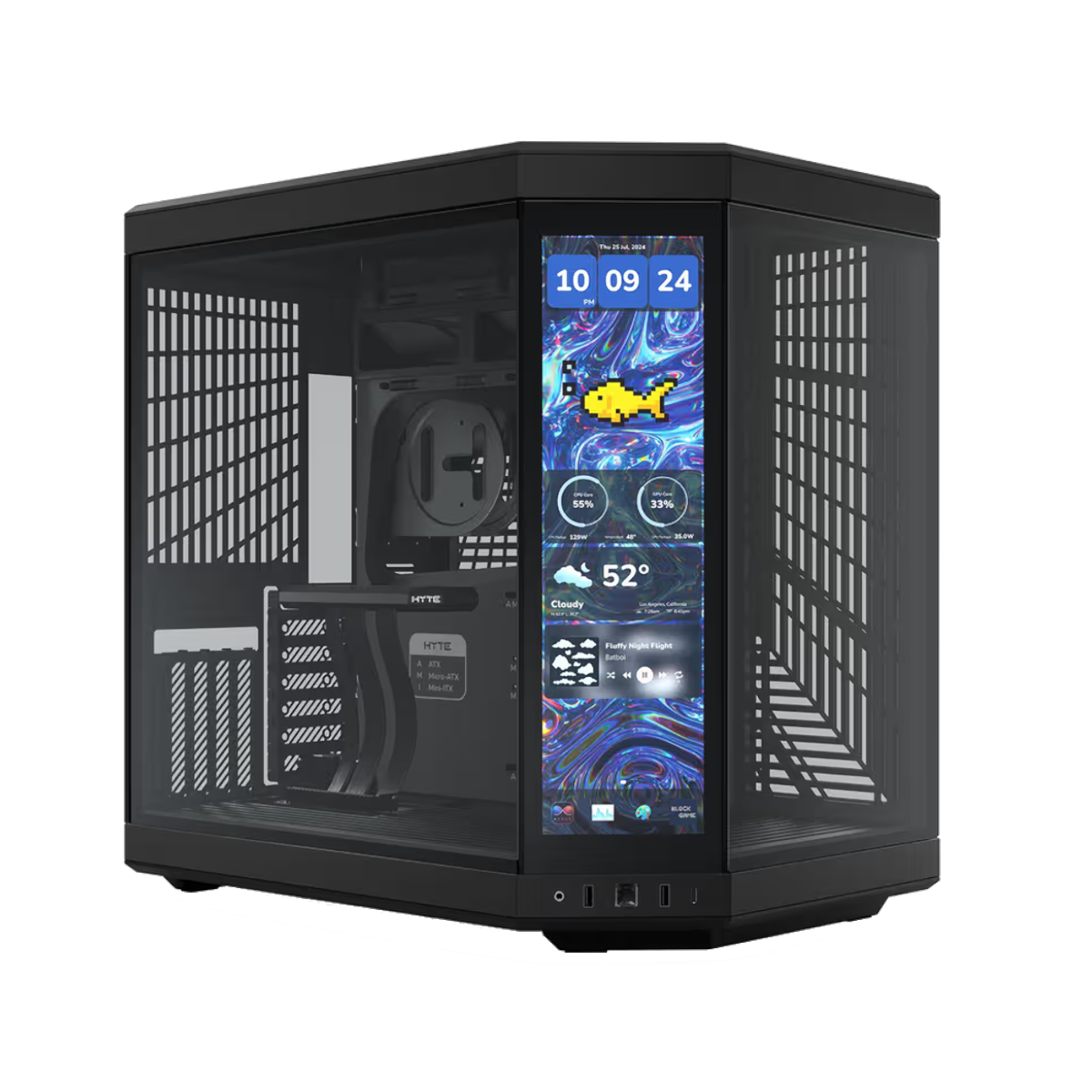 HYTE Y70 Touch Infinite Black Chassi