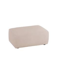 NO GA Studio - Brick ottoman fodskammel shadow beige 11 - Fodskamler - NO GA Studio - Beige - Tekstilmateriale