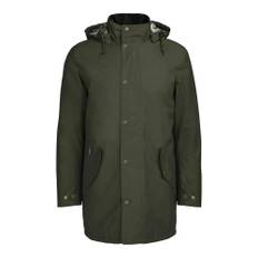 Barbour, Jacka, Herr, XL, Bomull, Avtagbar Huva Mac-Jacka med Vadderat Foder - green (XL)