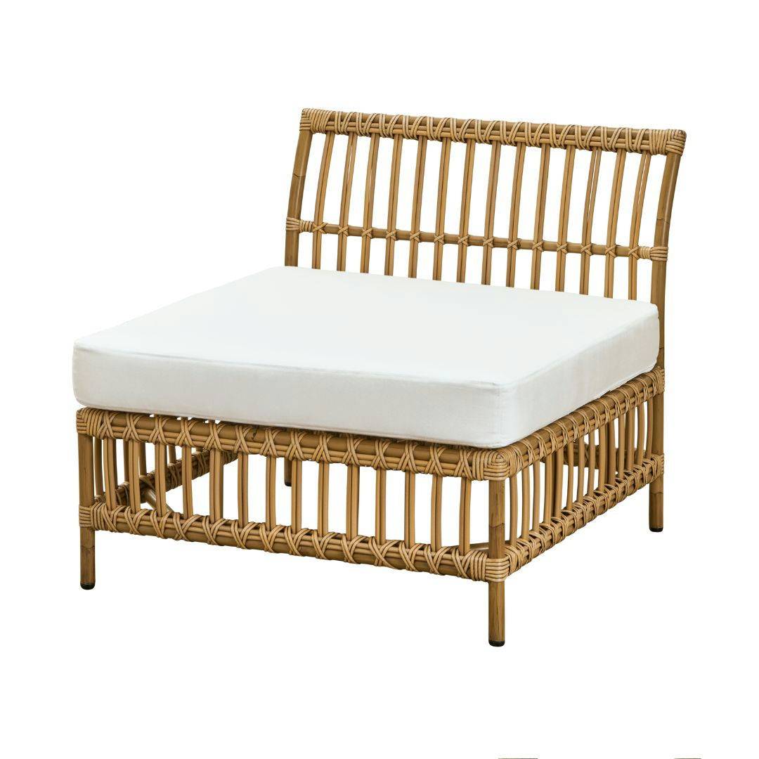 Sika-Design Utomhus Maggie Sofa Center Modul Inkl. Dämpa Udendørs Antik & Hvid (B450)