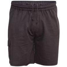 4XL - Mjukisshorts i stora storlekar - D555 John "Lightweight" Träningsshorts Svart