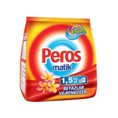 Peros Vaskepulver til Kulørt & Hvidvask – 1.5kg