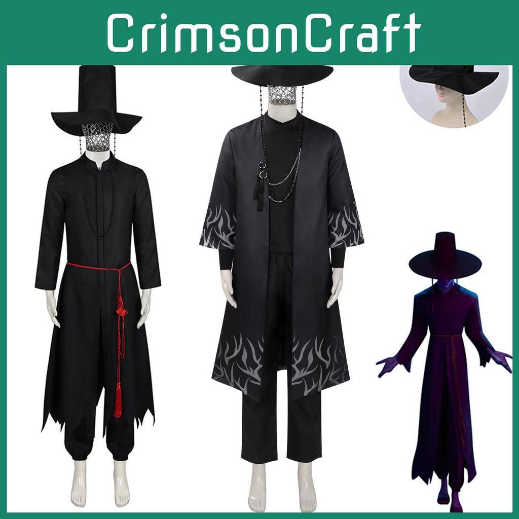 Kpop Demon Hunters Shaga Boy Kostym Med Tryckt Design För Cosplay-Evenemang cm