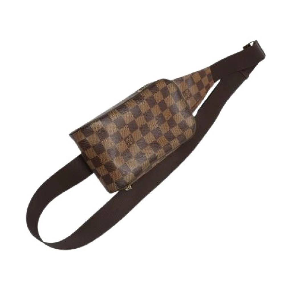 Louis Vuitton Vintage Pre-owned Damier Canvas Pouch - Vintage - Dame - Brun - ONE SIZE - Tyl