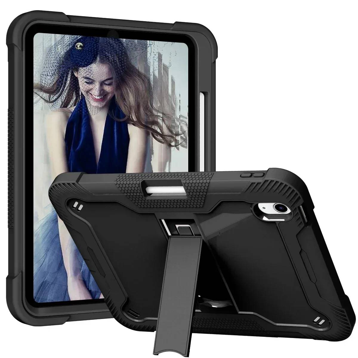 For Apple IPad 11 11th A16 10 10th Gen 2022 Pro Air 11 2024 2025 M2 M3 Case Kids Stand Cover for IPad Mini 6 Air 4 5 6 10.9