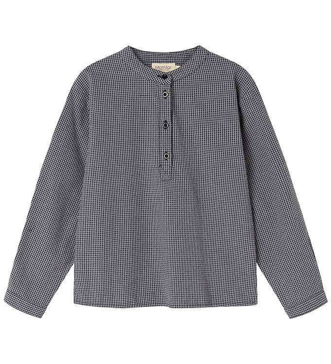 MarMar Skjorta - Tokyo - Pigeon Blue Check - MarMar - 4 år (104) - Skjorta