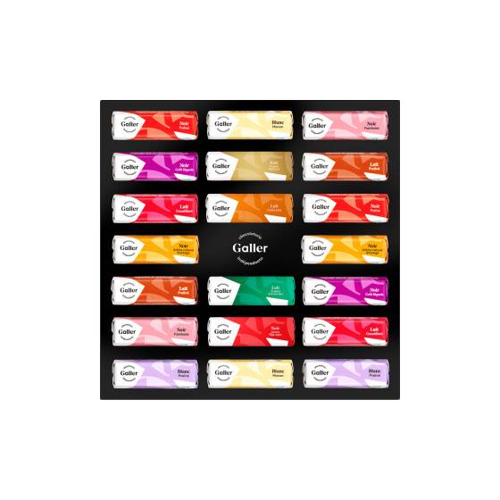 Gift box of chocolate bars Galler Mini Batons, 20 pcs.