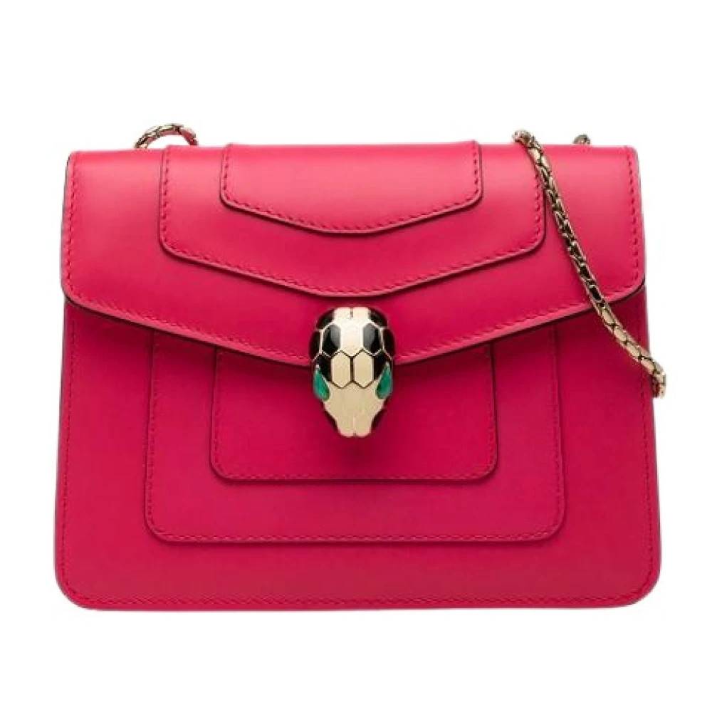 Bvlgari Vintage - Pre-owned Small Serpenti Forever Crossbody Bag Vintage - Dam - ONE Size - Läder