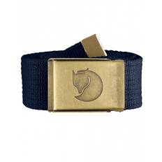 Canvas Brass Belt - Dark Navy