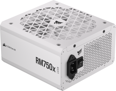 Corsair RM750x Shift White 750W, ATX, 80PLUS Gold, löstagbara kablar - Vit