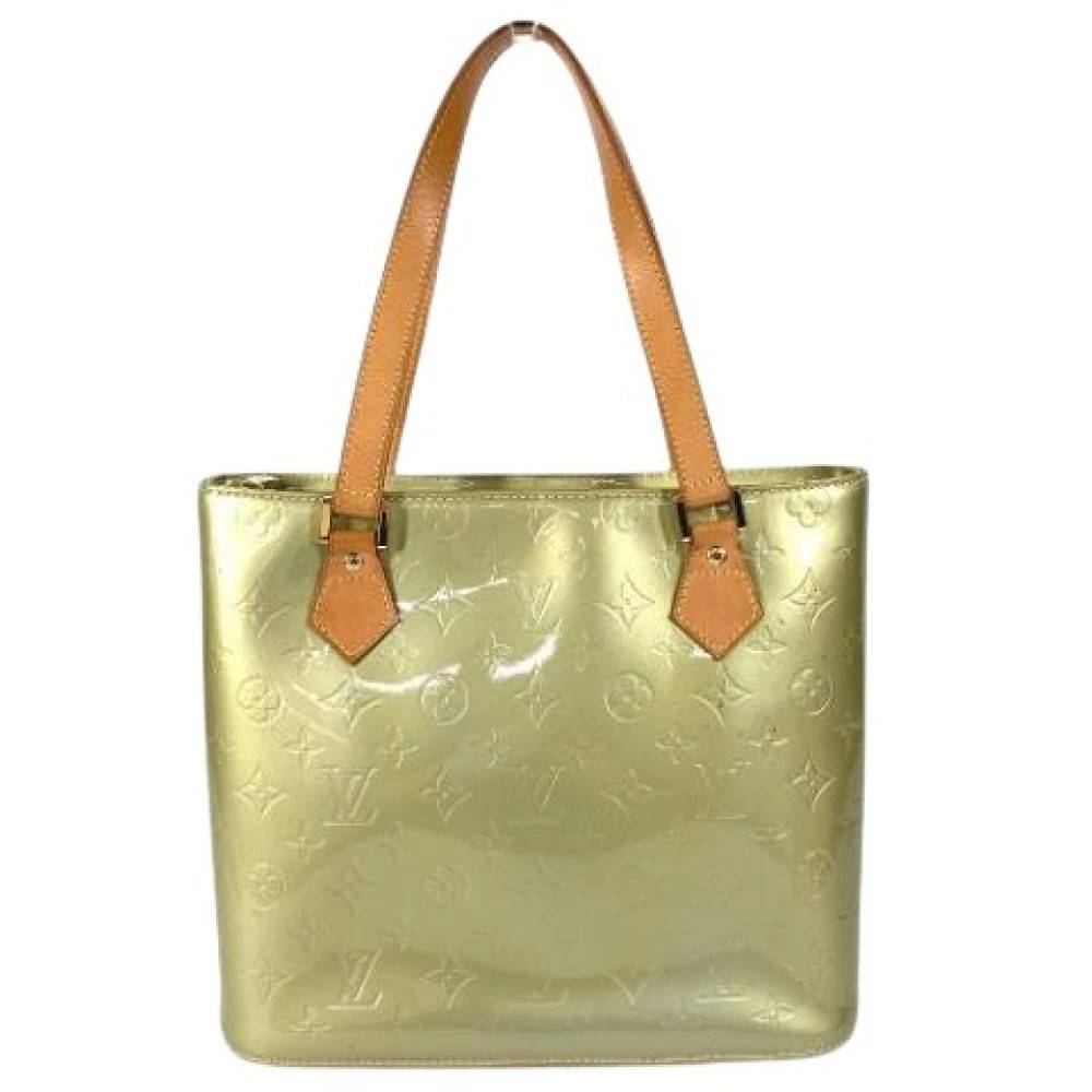 Louis Vuitton Vintage Pre-owned Monogram Vernis Skuldertaske - Vintage - Dame - Grøn - ONE SIZE - Uld