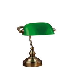 Bankers Bankirlampa Grön 25 cm