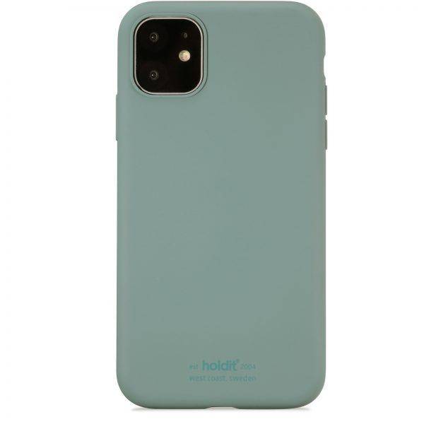 Holdit iPhone 11 Soft Touch Silikone Case - Moss Green