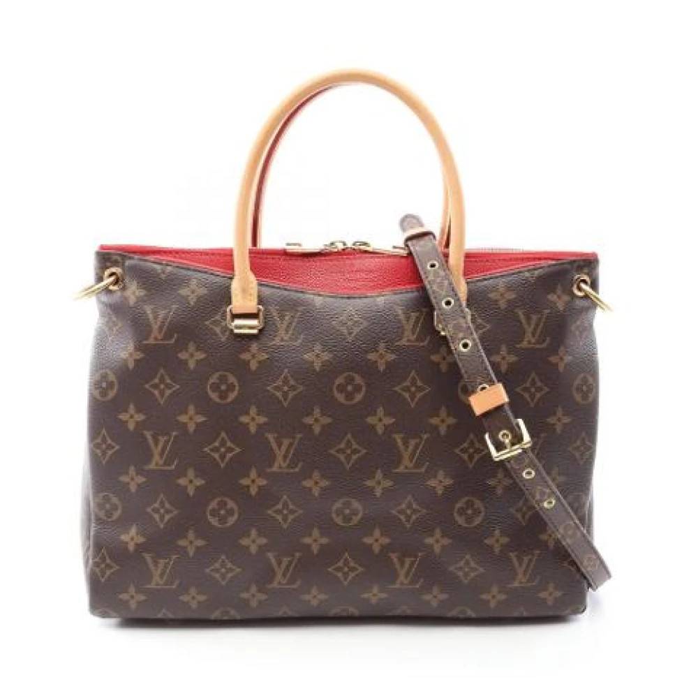 Louis Vuitton Vintage Pre-owned Monogram Canvas Håndtaske - Vintage - Dame - Brun - ONE SIZE -