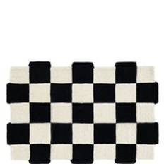 Checkmate Dörrmatta - Svart / Vit 60x90