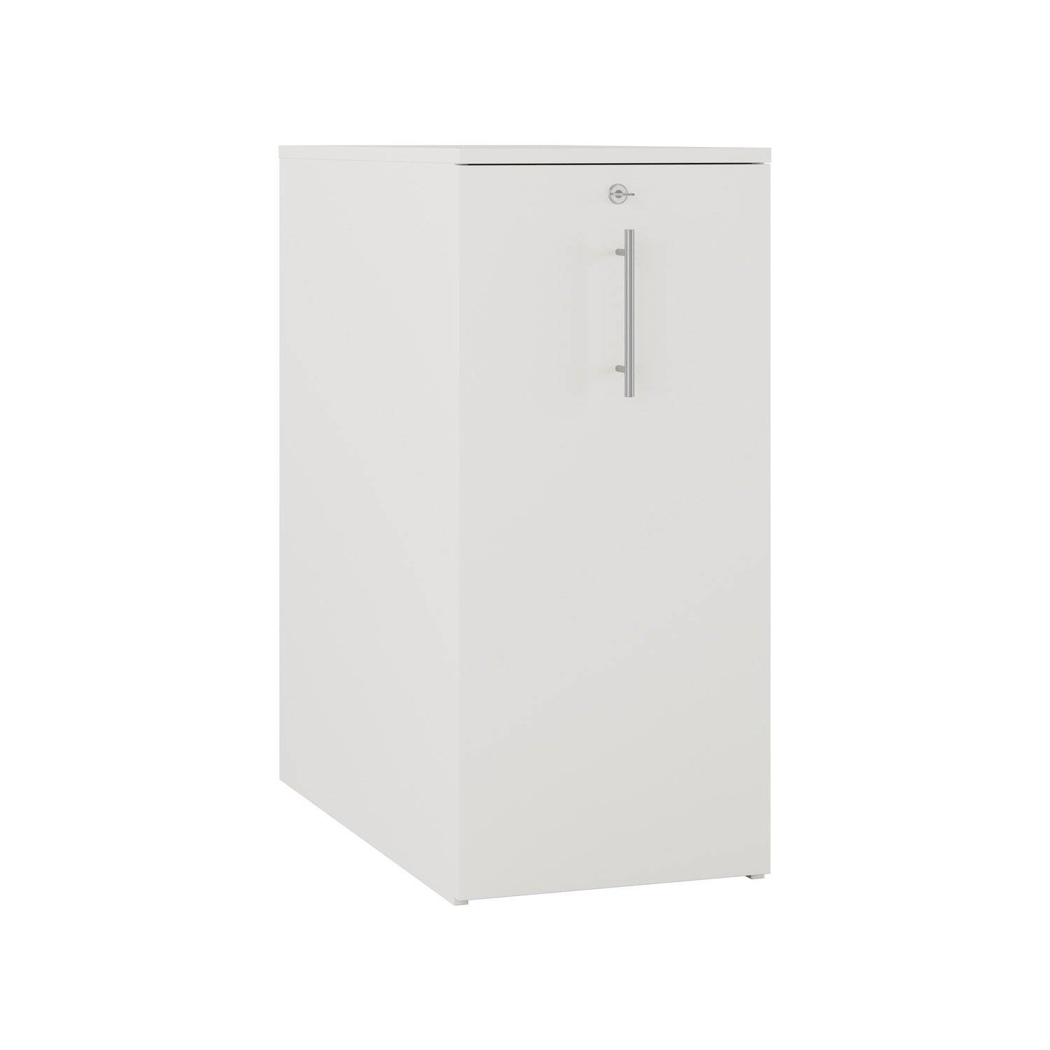 Utdragsskåp Lotus Milano Vit Laminat, 400x800x1200 mm (400x800x1200mm)
