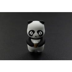 Silicone USB 3.0 Flash Drive, Model: Holding Coffee, 64GB, Cute LattePanda