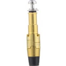 Golfklubba skaft adapterhylsa storlek 0.335/0.350 för callaway big bertha 815 driver aluminiumlegering byte av golfklubbhuvuden - 0.335 guld