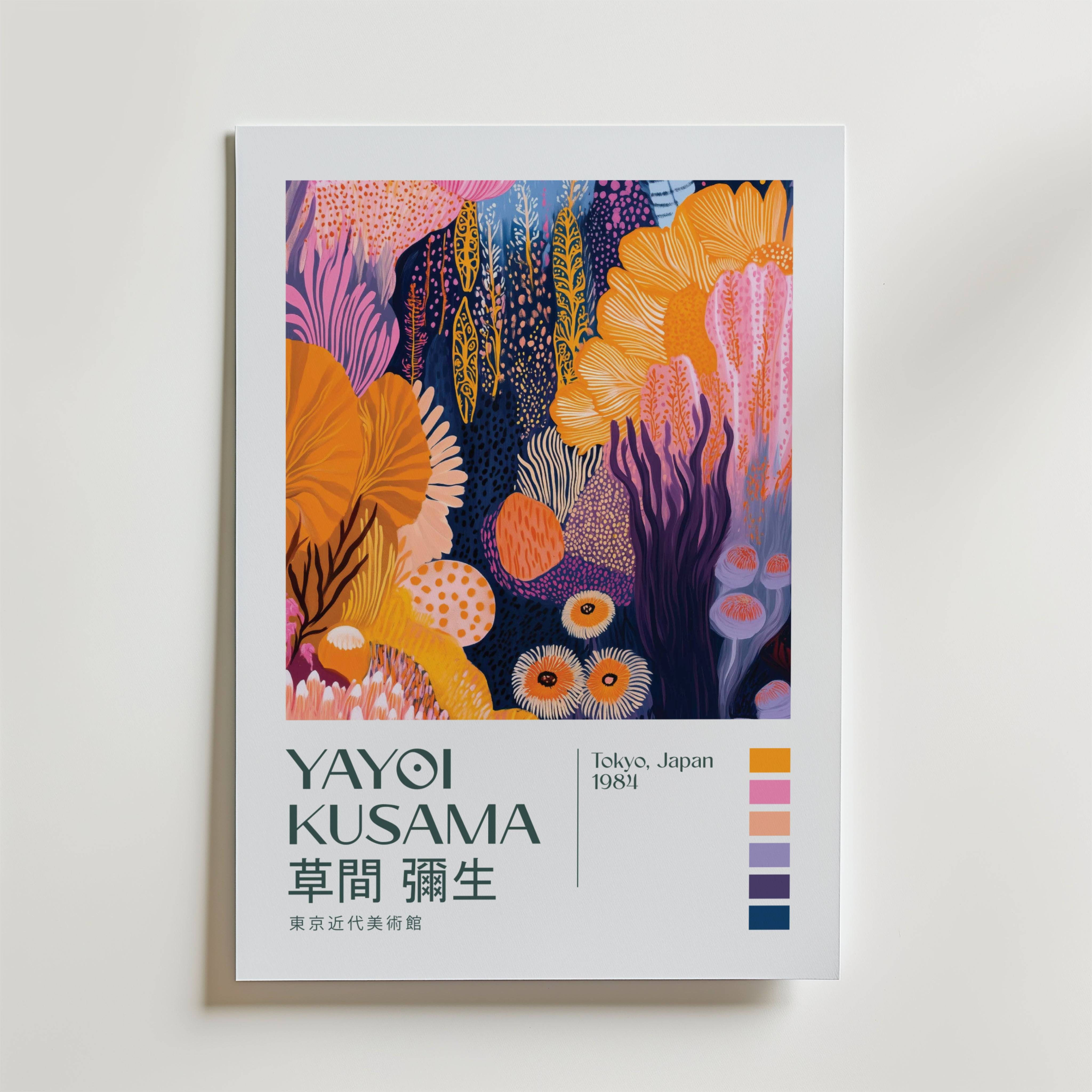 Yayoi Kusama Luminous Garden Depths Poster - Fine Art Poster 50x70 cm
