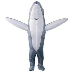 Oppustelig Kostume Blæs Op Kostume Haj Spil Halloween Jumpsuit Cosplay Outfit Gave Til Voksen