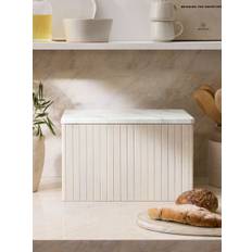 Next Grey/White Valencia Bread Bin