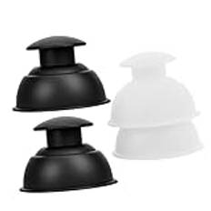 Baluue 4 St Fuktabsorberande Massagekopp Antisugkopp Silikon Massagekopp Kroppsmassager Silikonkoppar För Koppning Muskelavslappning Koppmassager För Massage