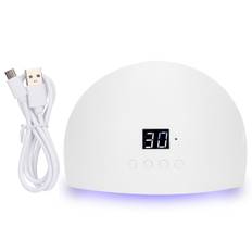 24W USB Neglelampe LED Gel Neglelak Tørrer Hurtigtørrende Neglekunst Maskine