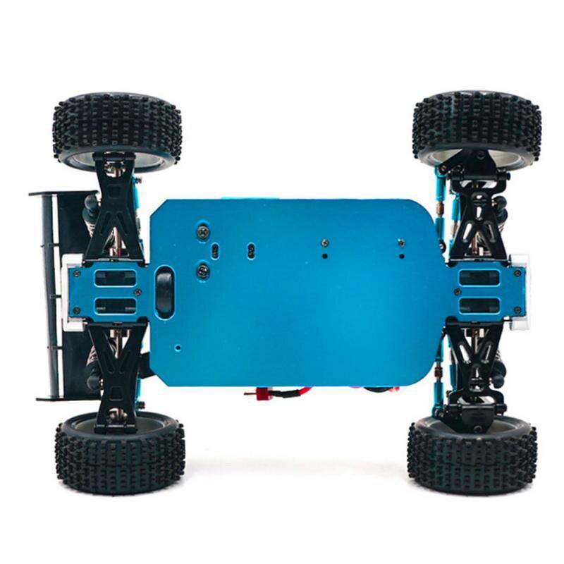 1/18 rc bil blå 4wd bil metall chassi delar chassi för wltoys a949 a959- b a969 a979 k929 rc biltillbehör