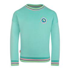 Trollkids Girl's Senja Sweatshirt Sweatere Børn størrelse 164 farve turkis
