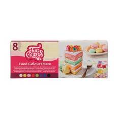 Ätbar pastafärg - Multipack - Funcakes - 8 st