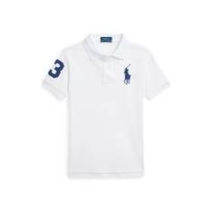 Polo Ralph Lauren Basic Meshss Kc-tp-knt Stl. 4 År pojkar - Pikétröjor Från Magasin - White/c7996 (4 År)
