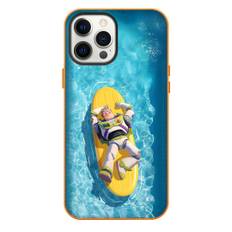 Toy Story Buzz Lightyear Phone Case For iPhone Samsung Galaxy Pixel OnePlus Vivo Xiaomi Asus Sony Motorola Nokia - Buzz Lightyear Lying On Pool Poster