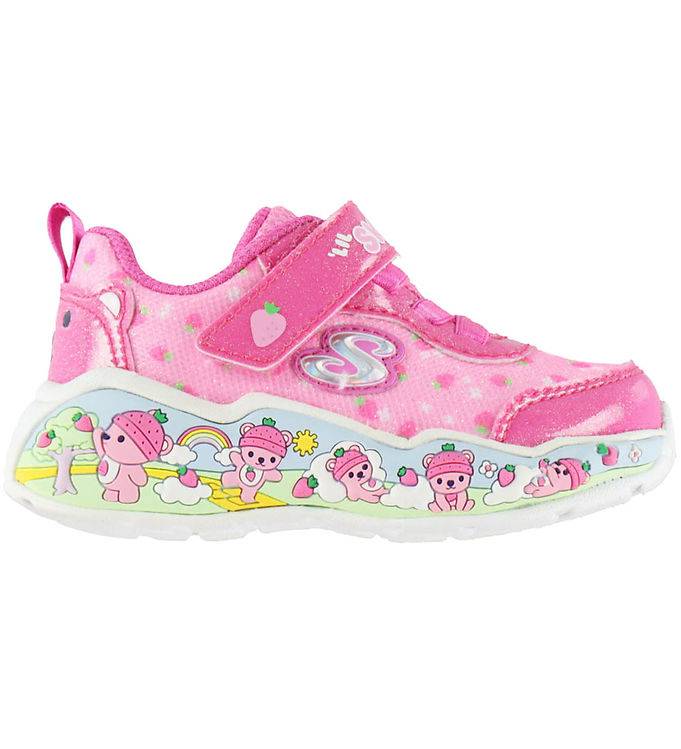 Skechers Sko - Play Scene - Pink m. Glitter - Skechers - 23 - Sko