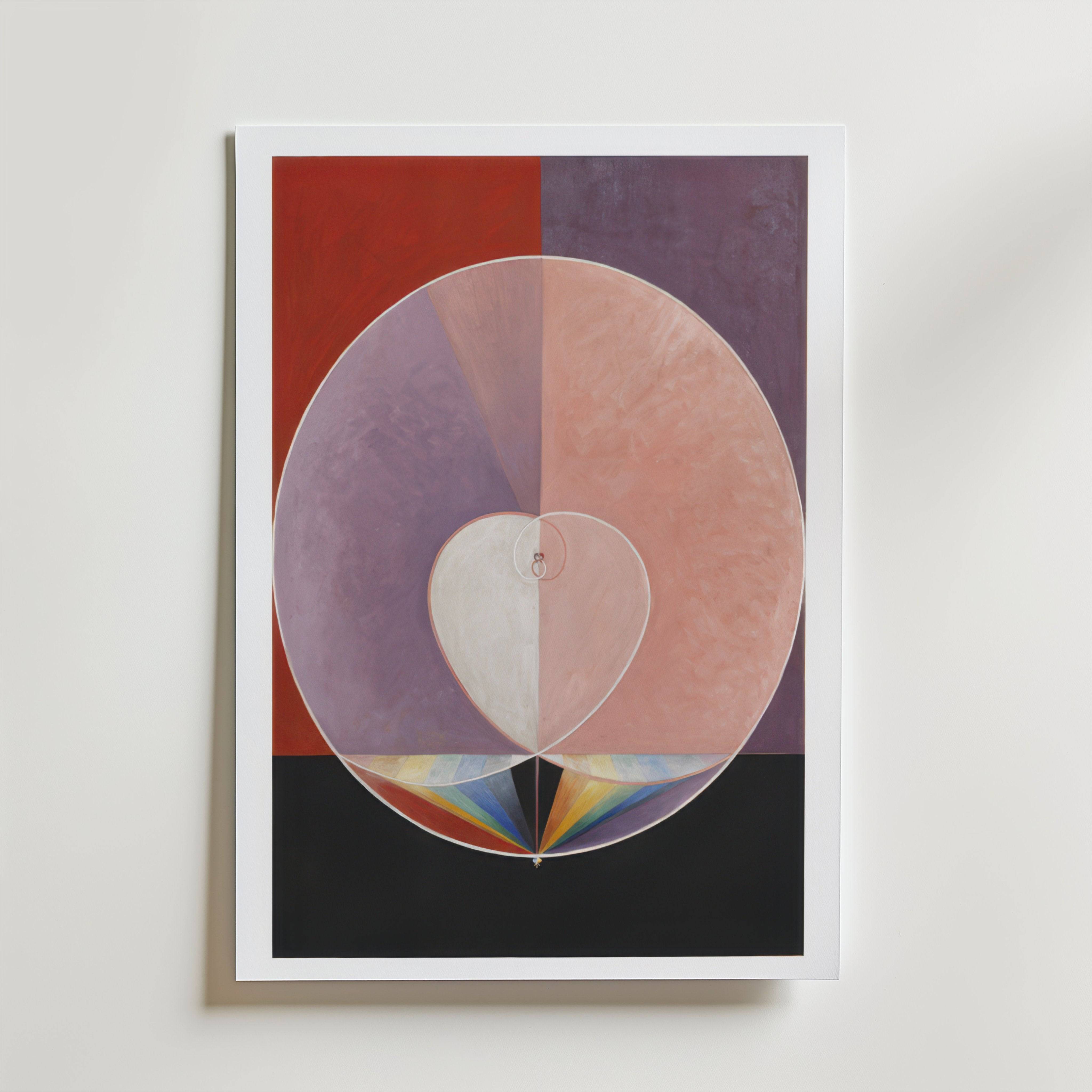 Hilma af Klint The Dove Poster - Premium Canvas 30x40 cm
