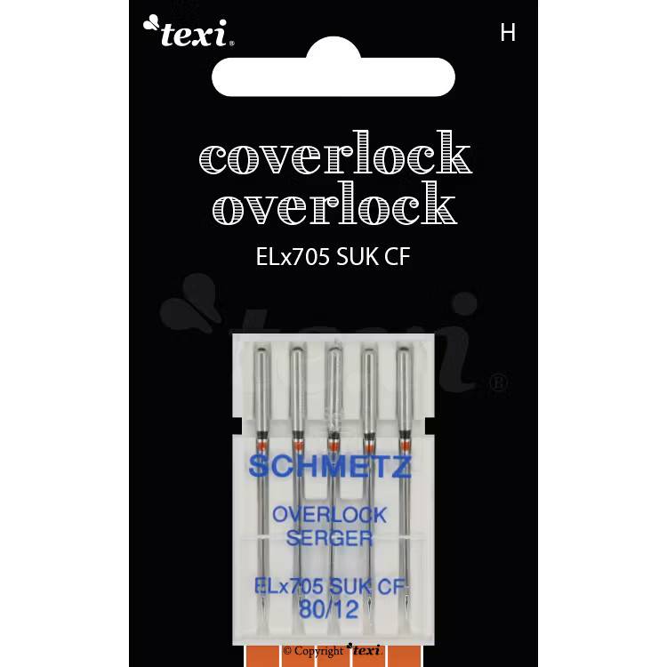 Coverlock/overlock Nålar - 5-pack