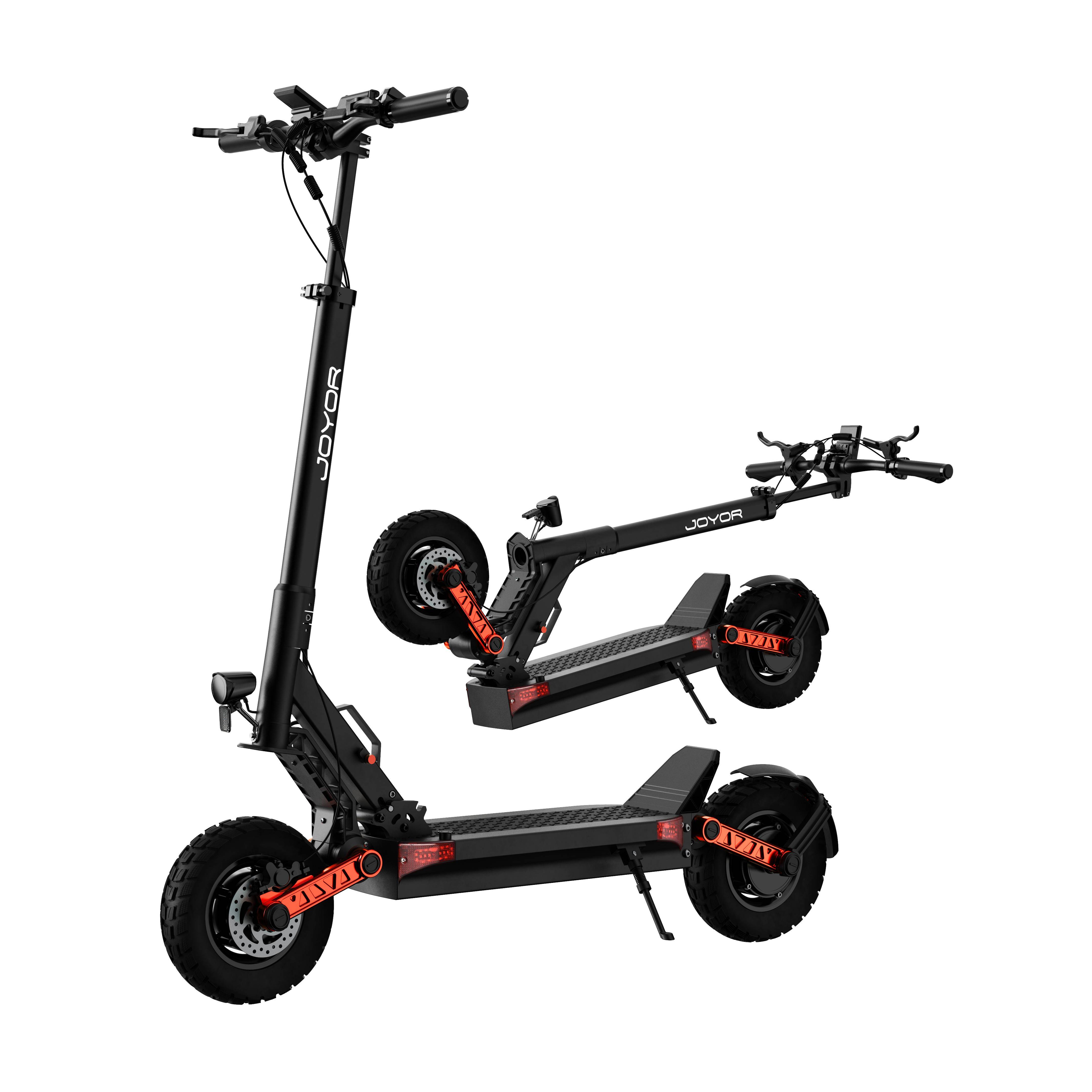 Joyor S10-S-Z City Vuxen E-Scooter 1000W Motor 60V18AH Batteri 10 Tums Däck E-Scooter Tyst Däck Vikbar Elektrisk Skoter