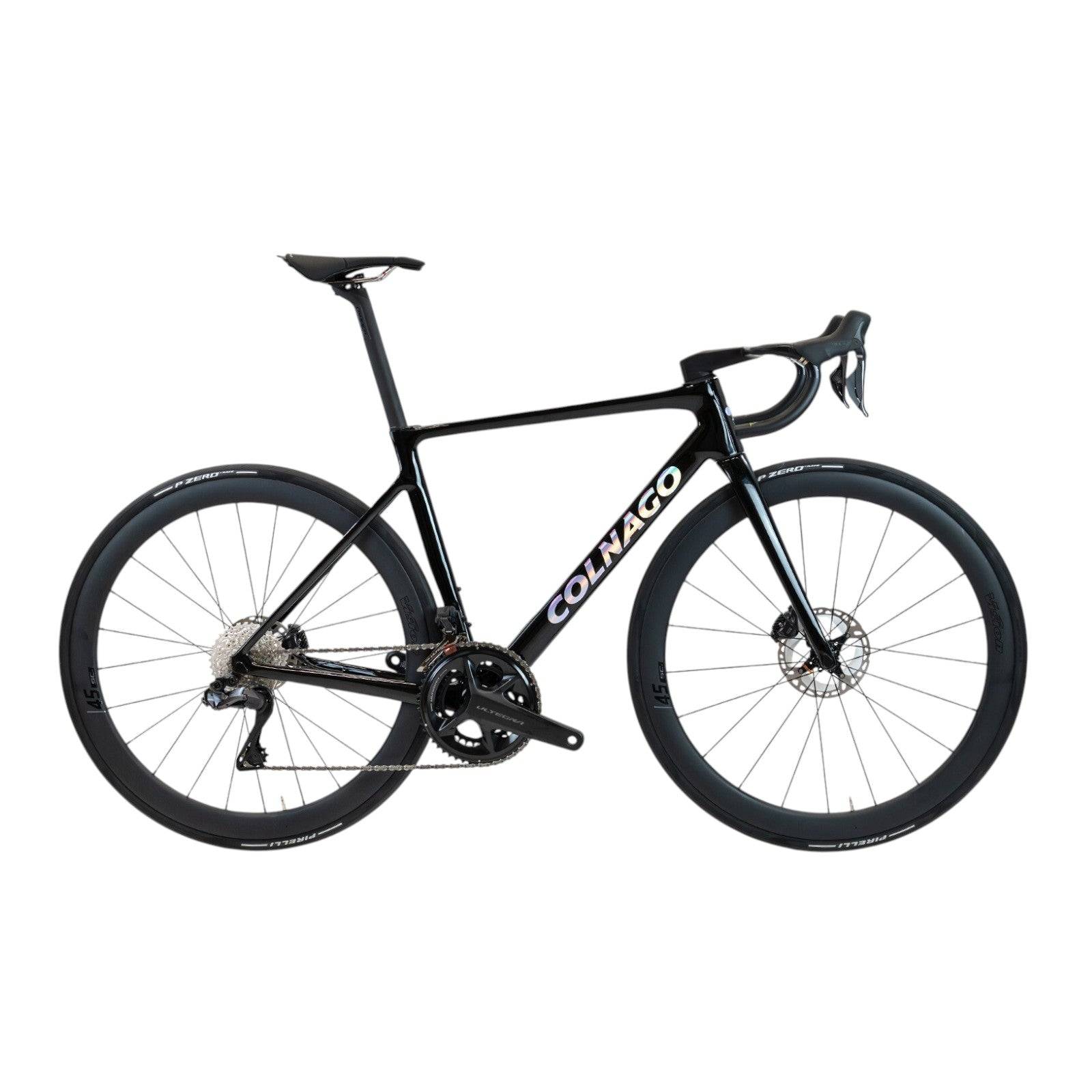 Colnago V4Rs 2024 - Shimano Ultegra Di2 2x12sp Power Meter - Vision 45 SC - Carbon - 013 / 455 / lucid black rvbo (455)