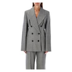 JW Anderson, Jakke, Dame, Grå, S, Hour Glass Blazer