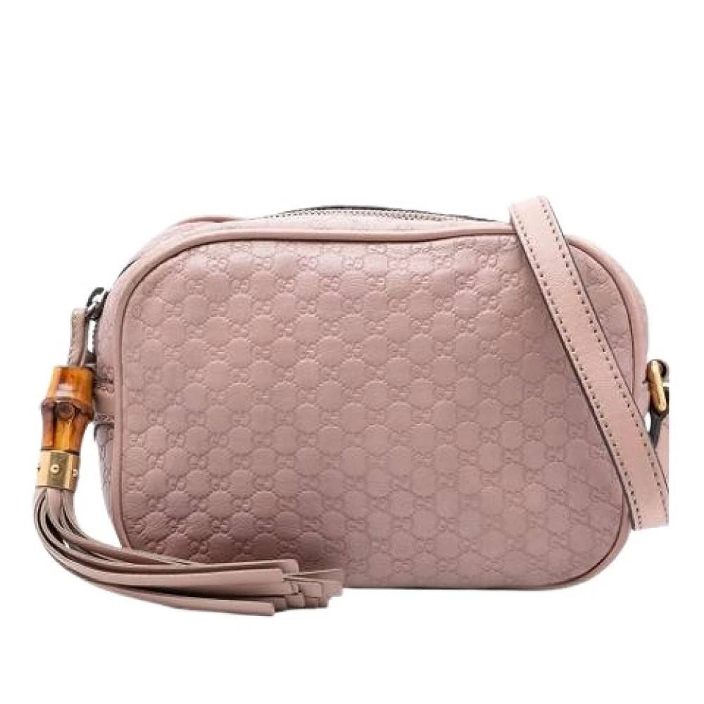 Gucci Vintage Pre-owned Skuldertaske - Vintage - Dame - Lyserød - ONE SIZE - Uld